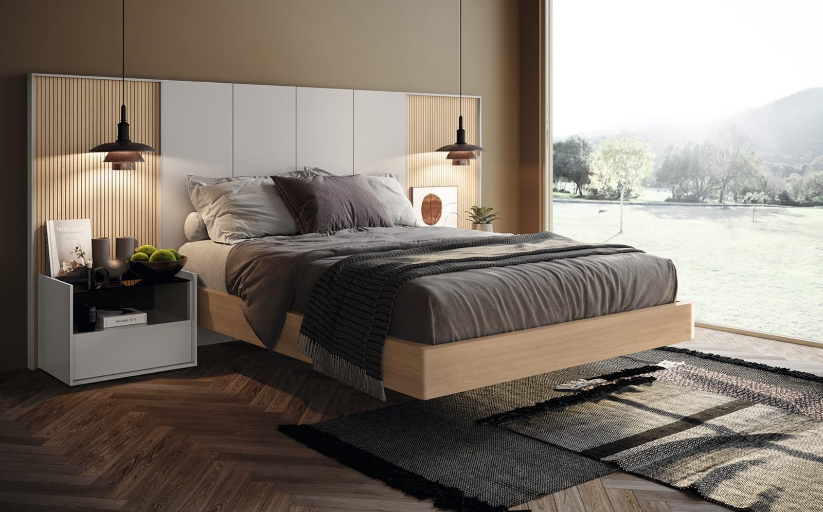 Life Nogal — Dormitorios Muebles Frutos