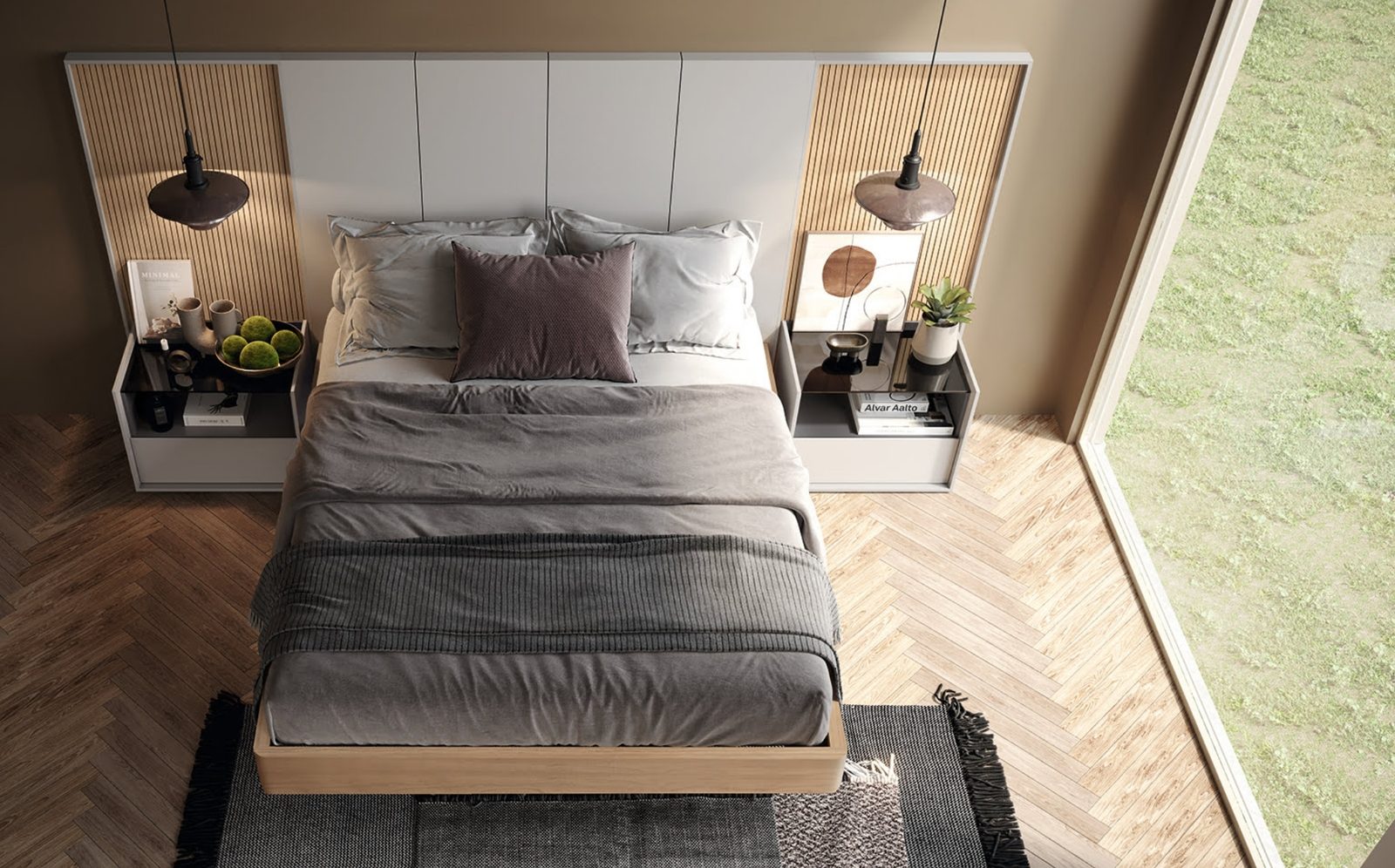 Life Nogal — Dormitorios Muebles Frutos